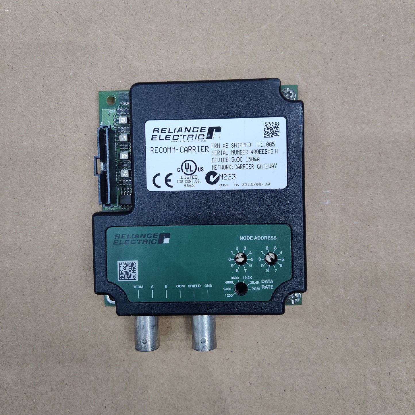 RECOMMEND-CARRIEP 307348 307328-B02 Communication Card