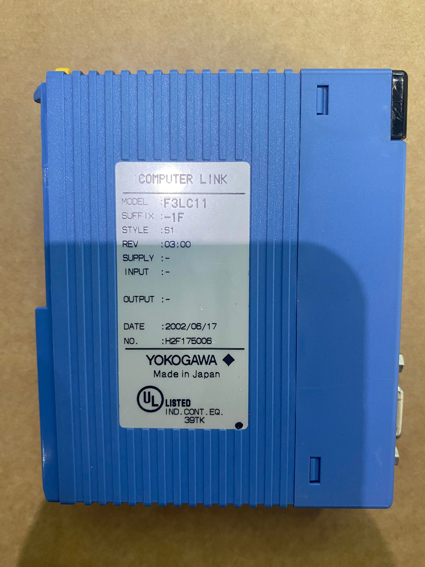 YOKOGAWA F3LC11-1F PLC MODULE