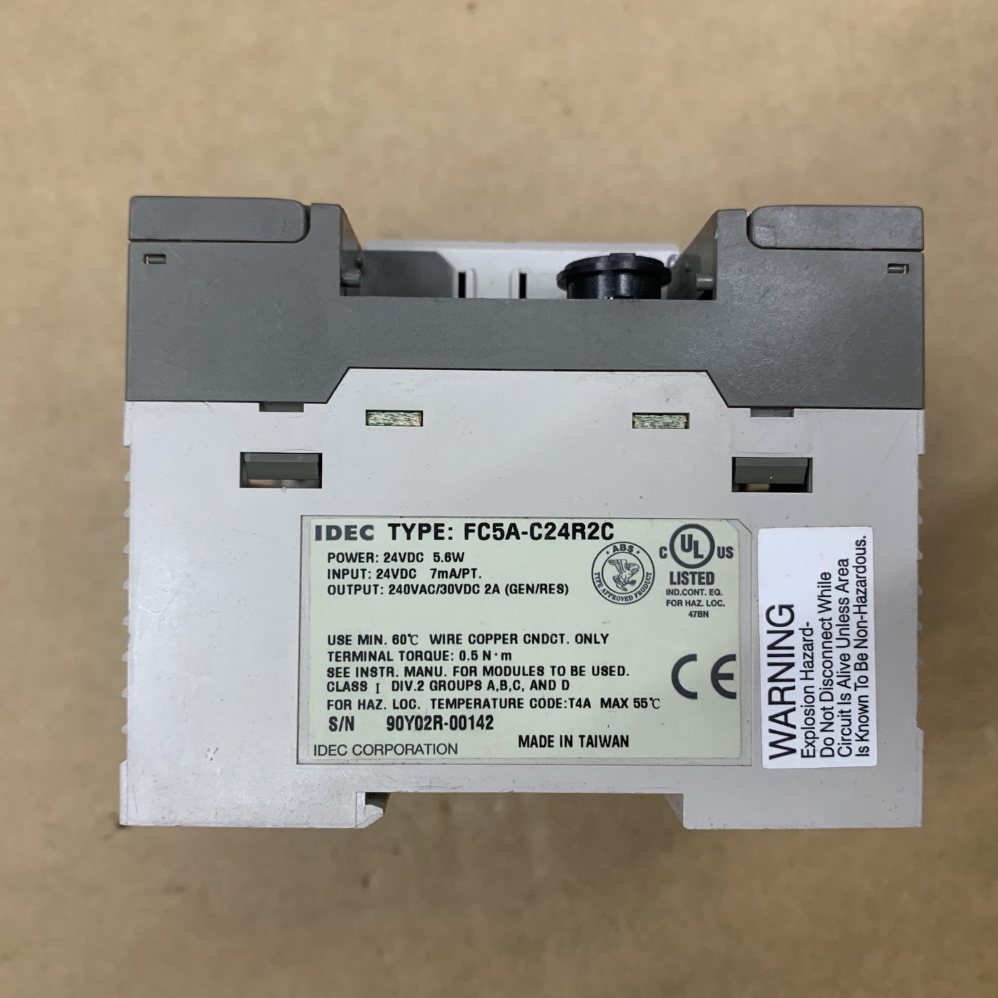 IDEC FC5A-C24R2C PLC Programmable controller module
