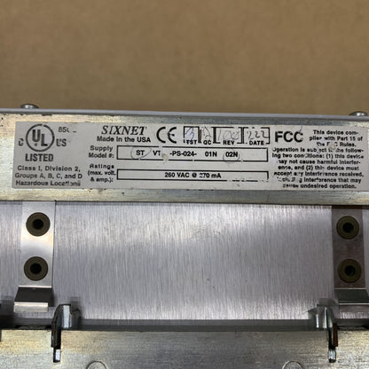 Sixnet ST-PS-024-02N Sixtrak Power Supply Module PLC