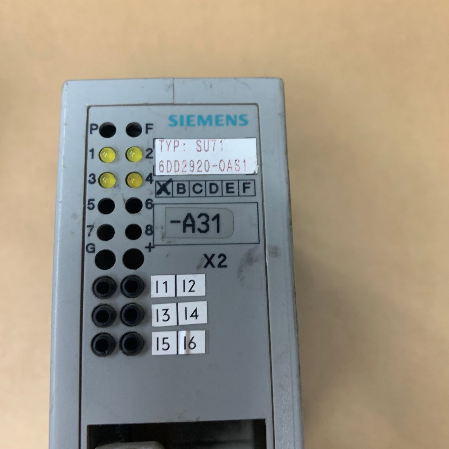 Siemens 6DD2920-0AS1 Impulse Module