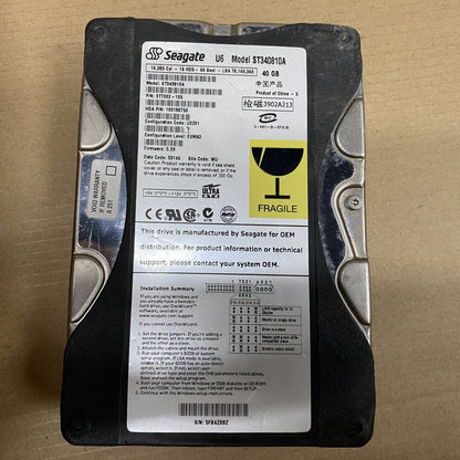 SEAGATE ST340810A 40G HDD DISK