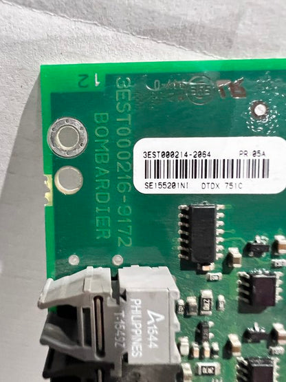Bombardier 3EST000214-2064 3EST000216-9172 Fiber Optic Adapter