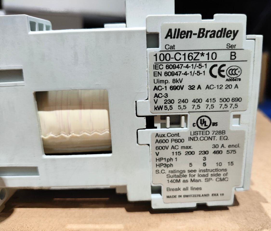 Allen-Bradley 700-C16ZJ10 Contactor