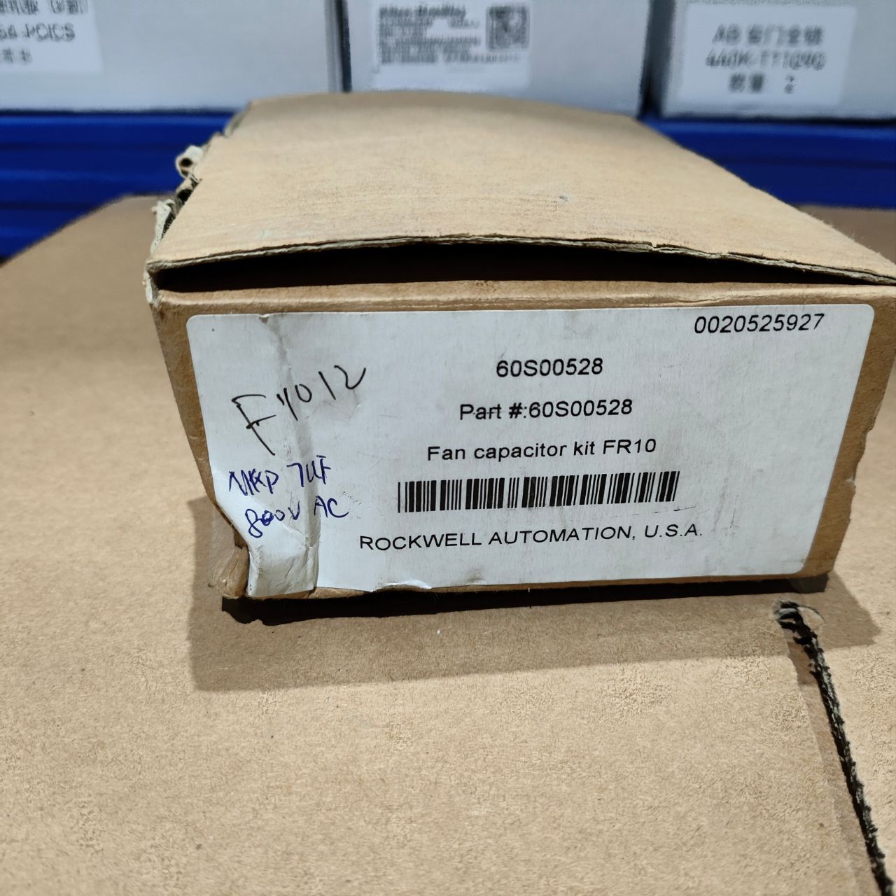 ALLEN-BRADLEY SK-HI-FANCAP-F1012 60S00528 capacitance