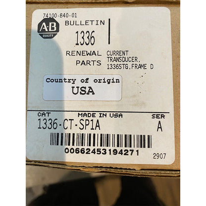 Allen Bradley  1336-CT-SP1A CSNL281-007  transformer