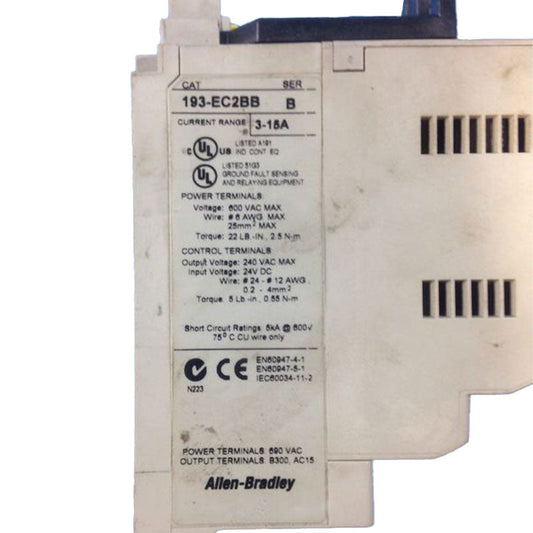 Allen Bradley  193-EC2BB  Overload thermal relay