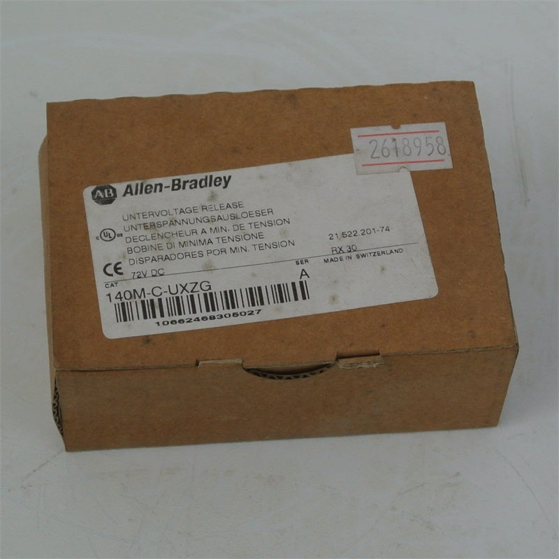 Allen Bradley 140M-C-UXZG  Undervoltage Release Module