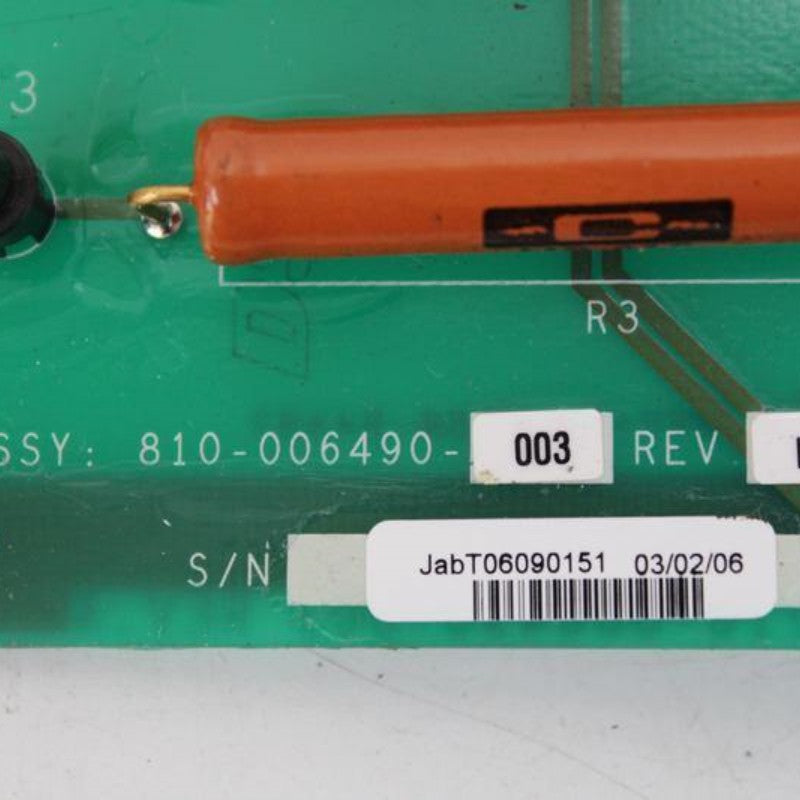 Lam Research 810-006490-003 Semiconductor Board Card
