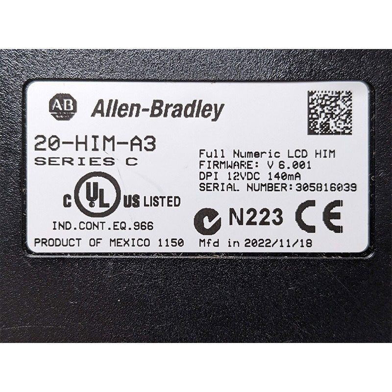 Allen Bradley  20-HIM-A3  panel