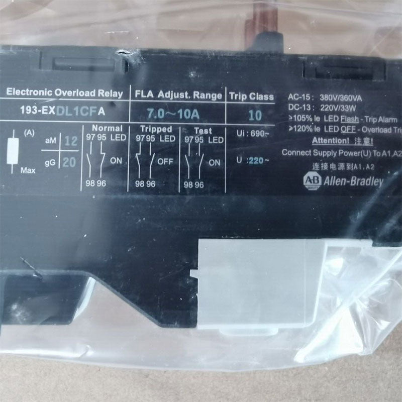 Allen Bradley  193-EXDL1CF  relay