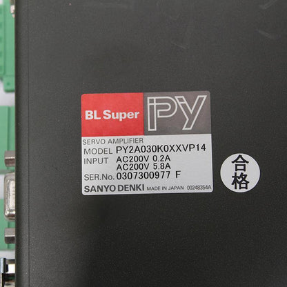 SANYO PY2A030K0XXVP14 200v 0.2A 5.8A Servo Driver - Pulingma Automation