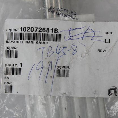 Applied Materials 0190-48891 HDP100 Vacuum Gauge