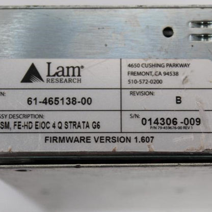 Lam Research 61-465138-00 REV.B Controller