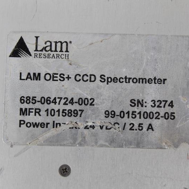 Lam Research 685-064724-002 99-0151002-05 SPECTROMETER