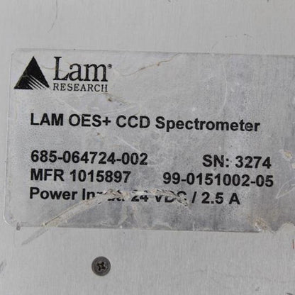 Lam Research 685-064724-002 99-0151002-05 SPECTROMETER
