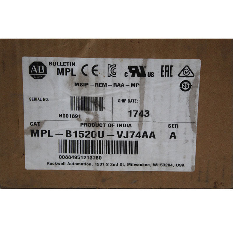 Allen Bradley  MPL-B1520U-VJ74AA motor