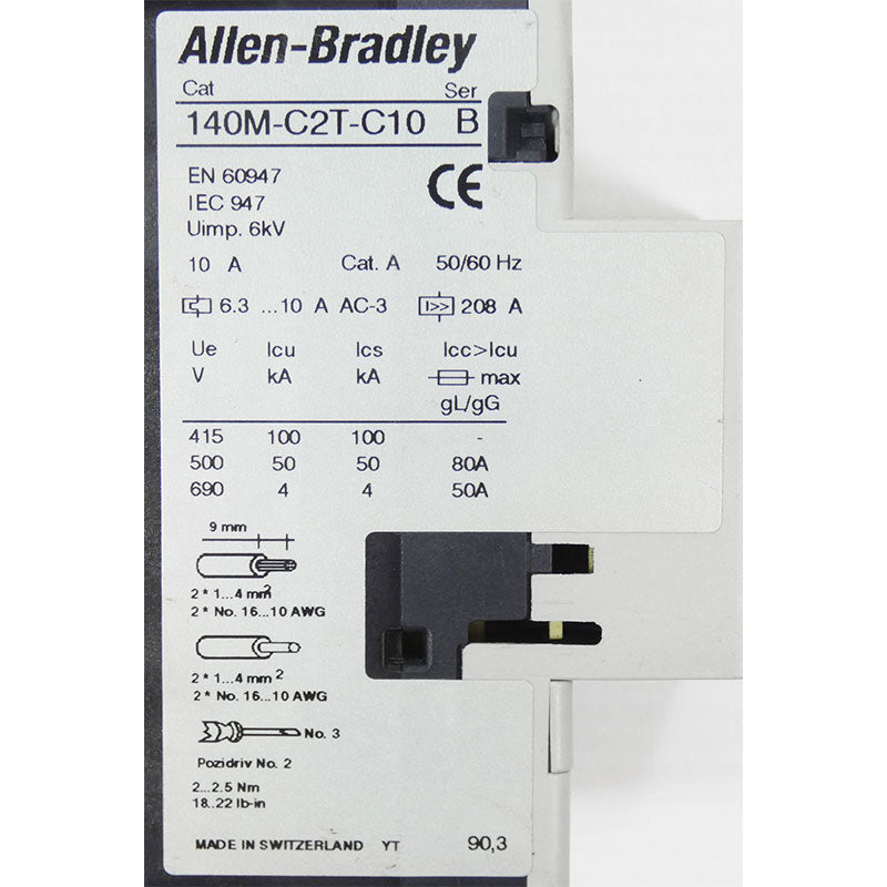 Allen Bradley  140M-C2T-C10  Circuit breaker