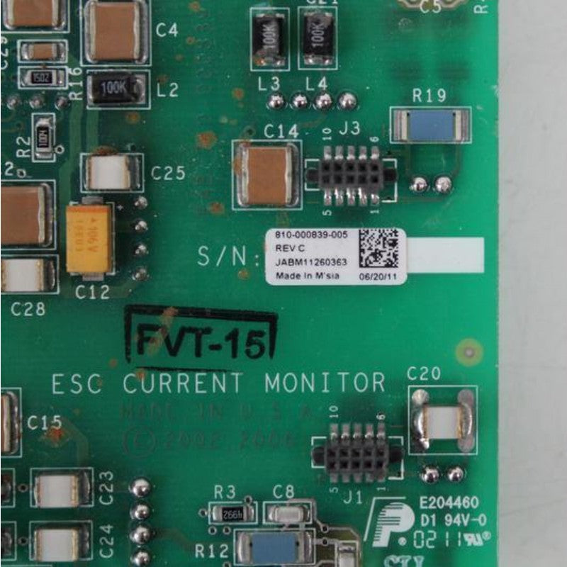 Lam Research 810-000839-005 Semiconductor Board Card