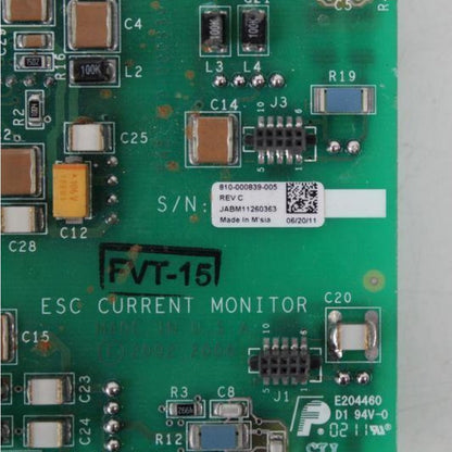 Lam Research 810-000839-005 Semiconductor Board Card