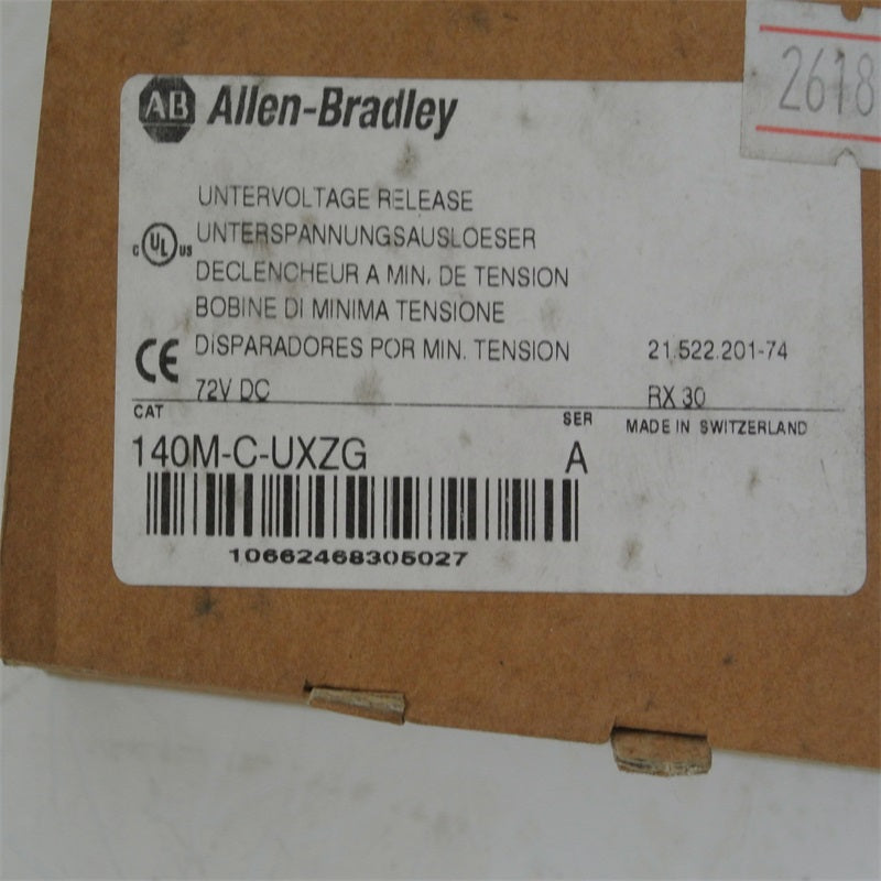 Allen Bradley 140M-C-UXZG  Undervoltage Release Module