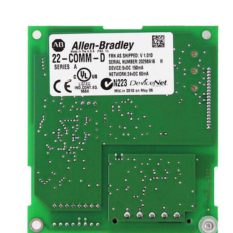 Allen Bradley  22-COMM-D Inverter PF40 communication card