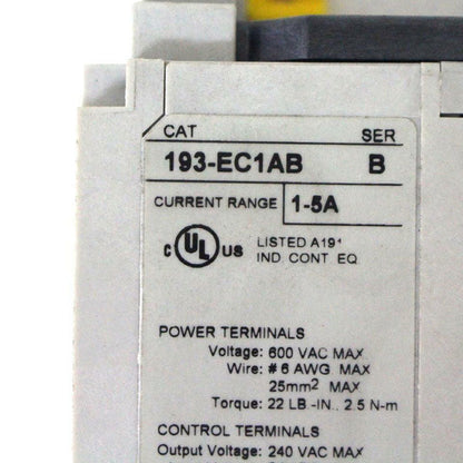 Allen Bradley  193EC1AB  relay