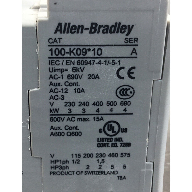 Allen Bradley 100-K09*10 contactor