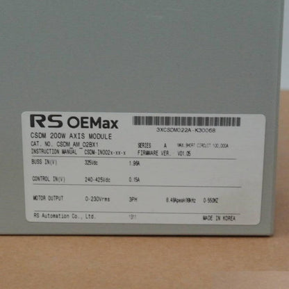 Allen Bradley CSDM-AM-02BX1 CSDM 200W Axis Module