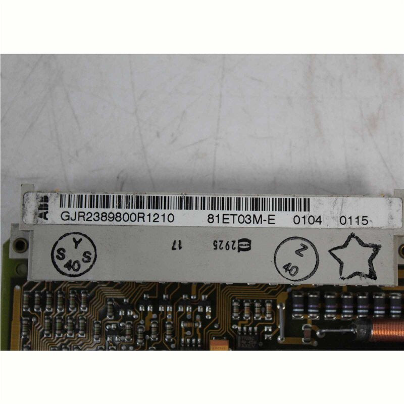 ABB GJR2389800R1210 81ET03M-E Board