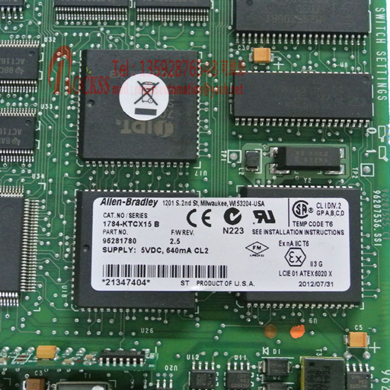 Allen Bradley 1784-KTCX15 Network Interface Card