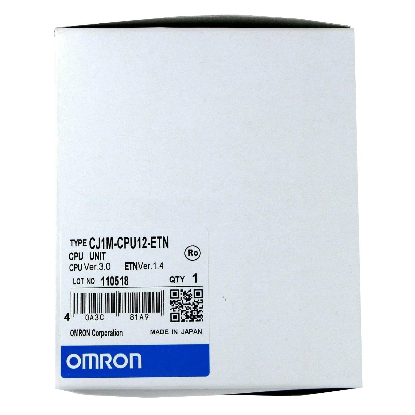 New Original Omron CJ1M-CPU12-ETN CPU Unit PLC Module Installation Ethernet - Pulingma Automation