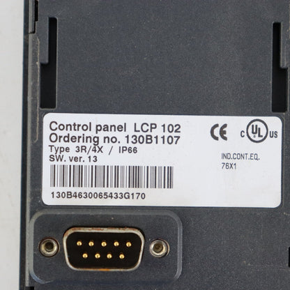 Danfoss 130B1107 Control Panel LCP 102