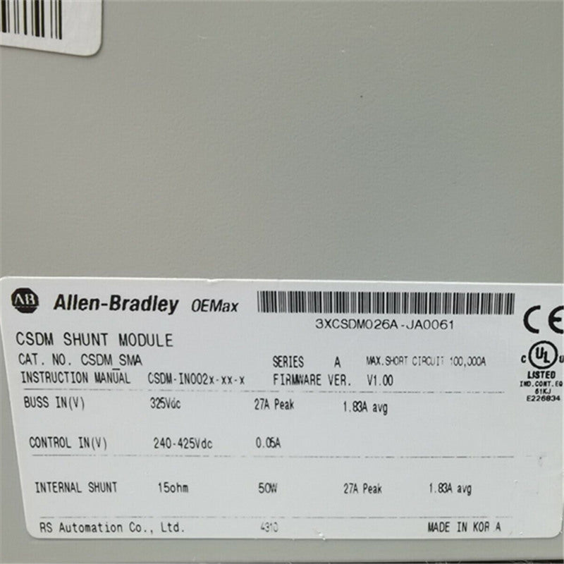 Allen Bradley CSDM-SMA Servo Drive