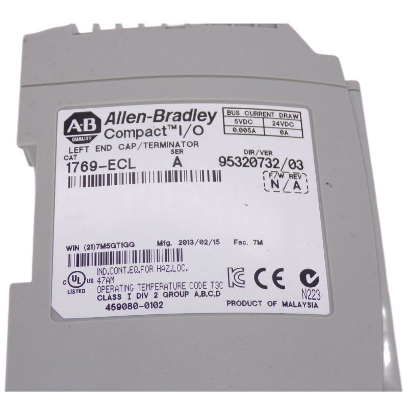 Allen Bradley 1769-ECL End Cap