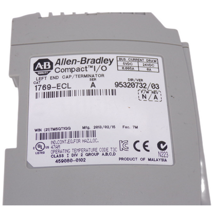 Allen Bradley 1769-ECL End Cap