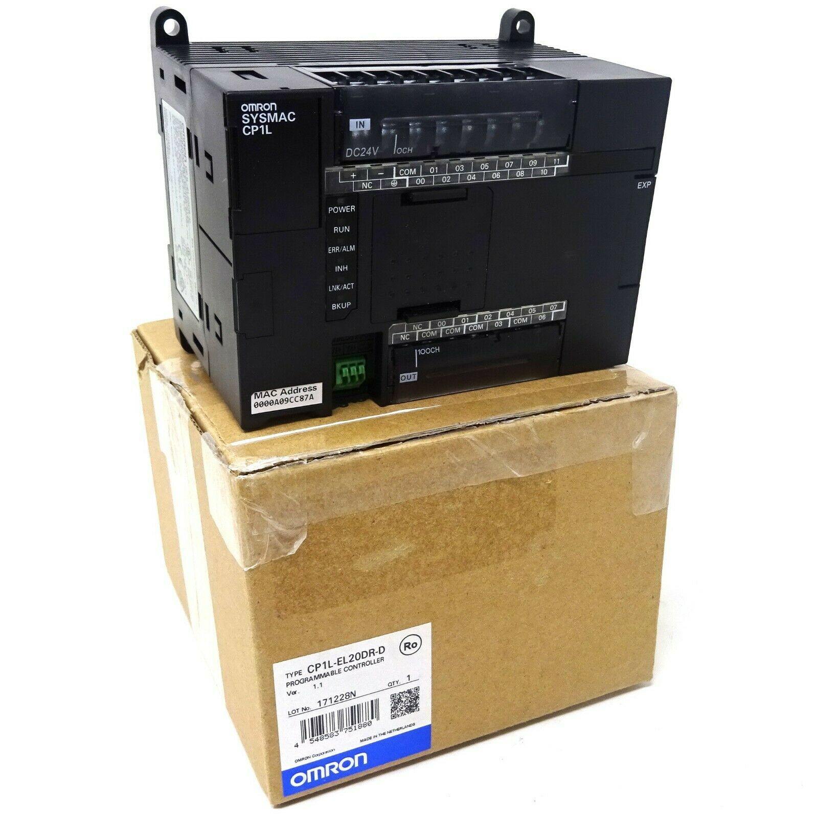 New Original Omron CP1L-EL20DR-D 20 Points Memory Capacity CPU PLC Module Controller - Pulingma Automation