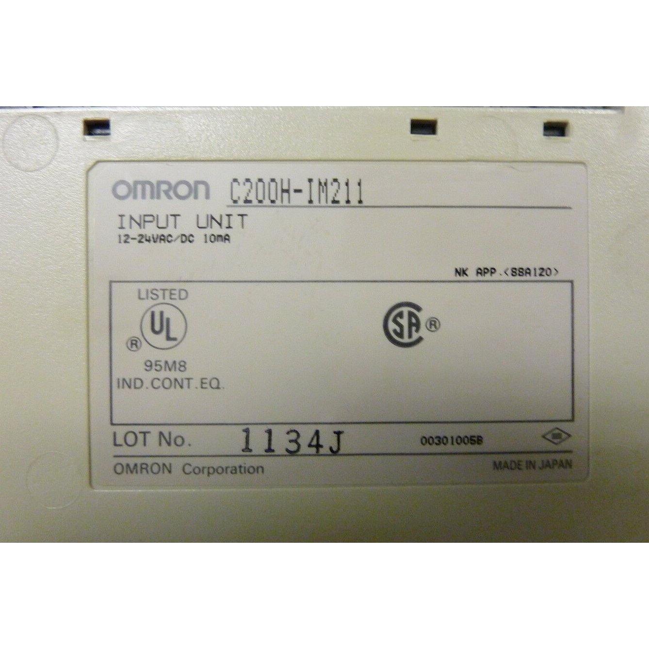 New Original Omron C200H-IM211 AC/DC Input Unit PLC Module - Pulingma Automation