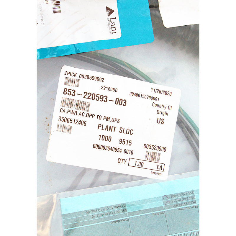 Lam Research 853-220593-003 857-223945-601 Semiconductor Line