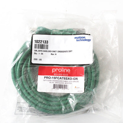 Lam Research 855-933-3223 PROLINE PRO-15FCAT6SXO-GN 1022133 Semiconductor Network Cable