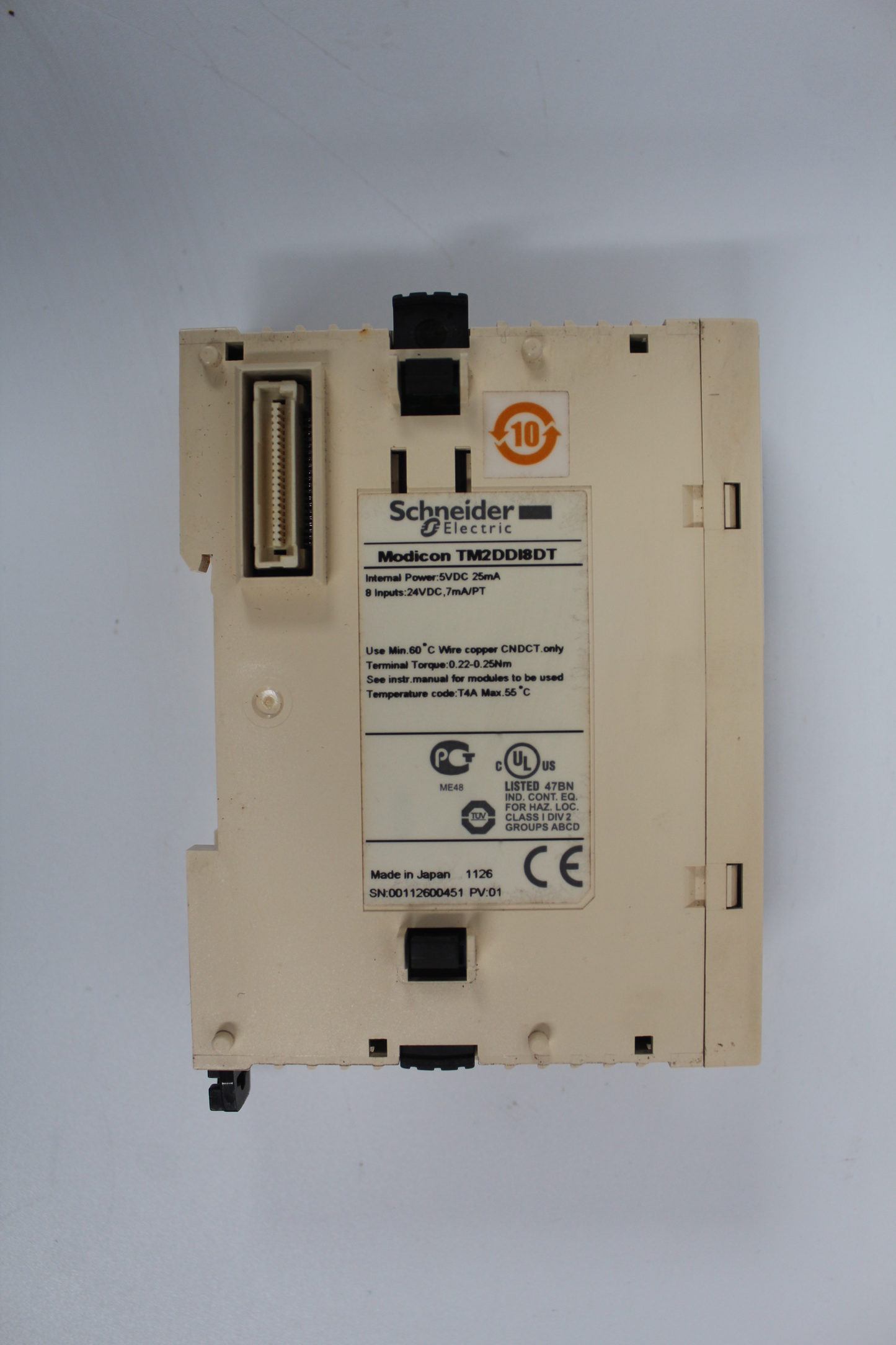 Used Schneider M238 Discrete Input PLC Module TM2DDI8DT - Pulingma Automation