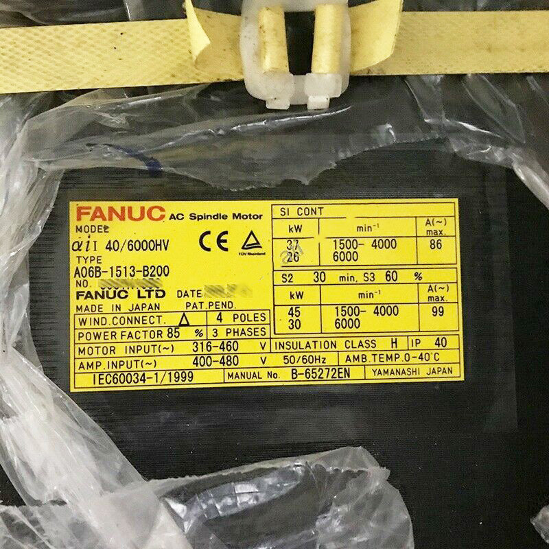 FANUC A06B-1513-B200 Servo Motor