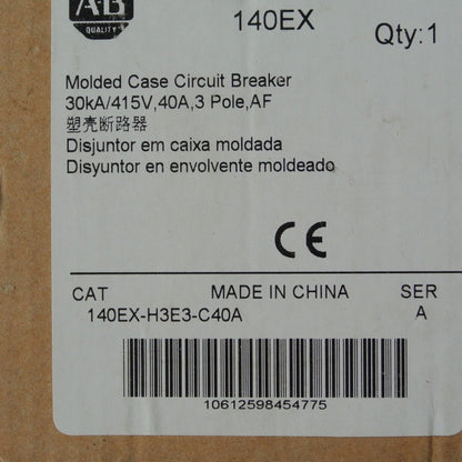 Allen Bradley  140EX-H3E3-C40A  Circuit breaker