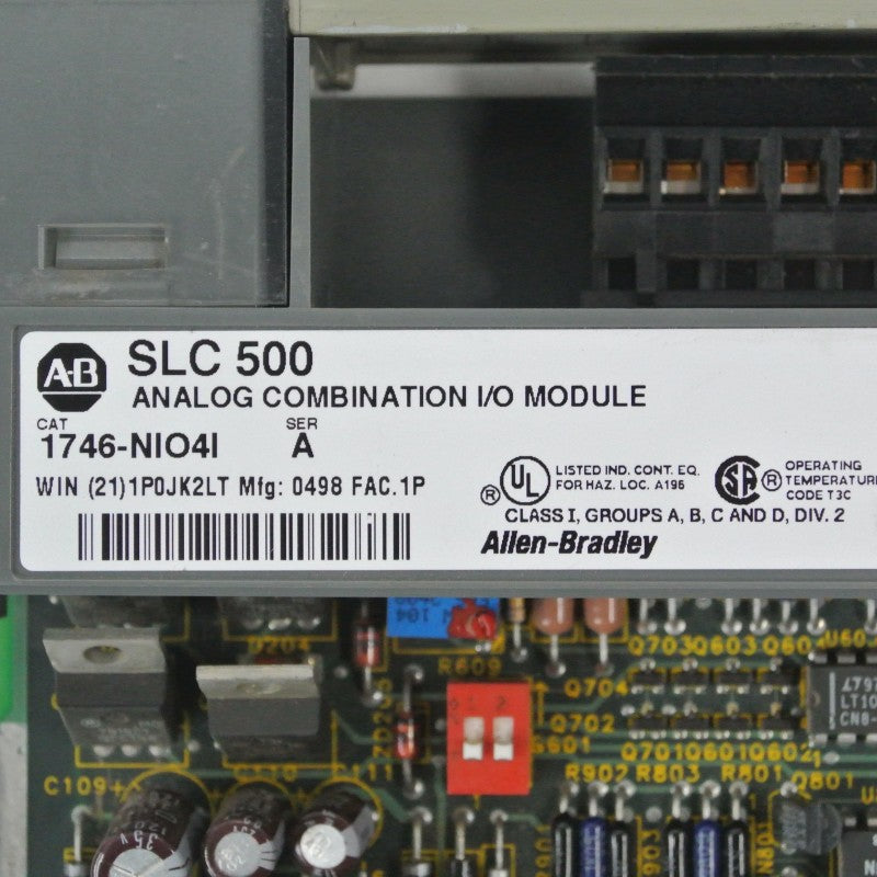 Allen Bradley 1746-NIO4I A Analog Combination I/O Module