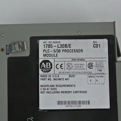 Allen Bradley 1785-L30B/E Processor Module