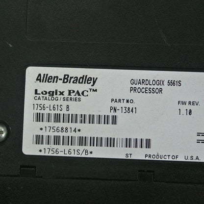 Allen Bradley 1756-L61S B Guardlogix 5561S Processor - Pulingma Automation