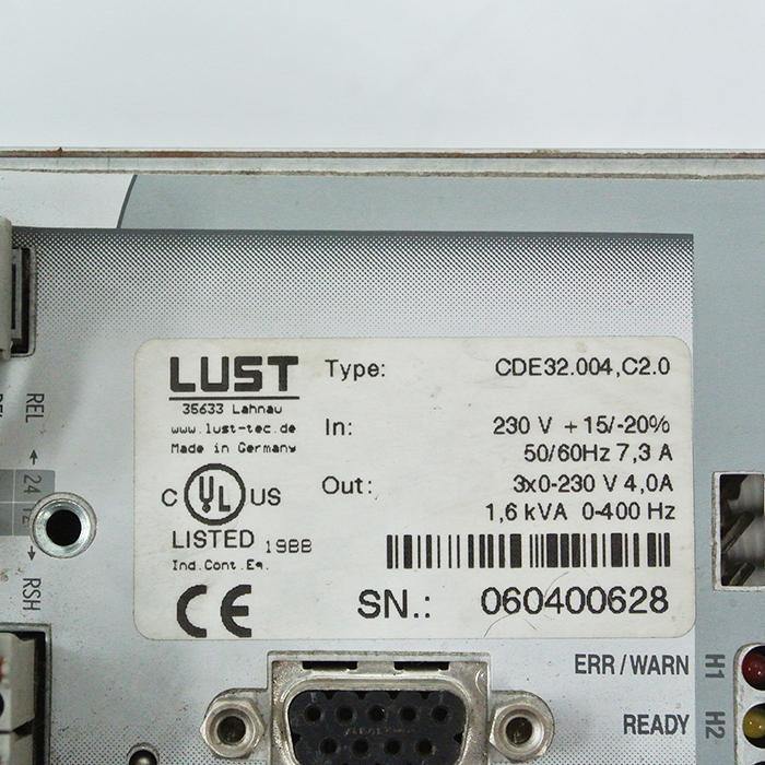 Lust CDE32.004.C2.0 Servo Drive Input 230V - Pulingma Automation