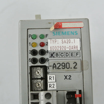 Siemens 6DD2920-0AR6 Line Supply Sensing Module - Pulingma Automation