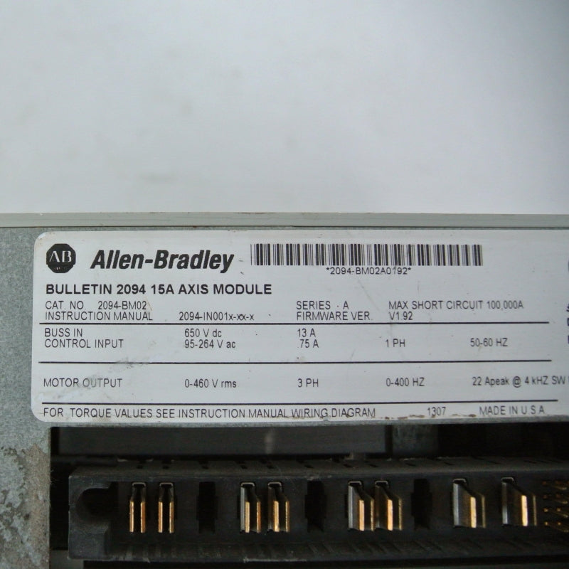 Allen Bradley 2094-BM02 Kinetix 6000 Power Module