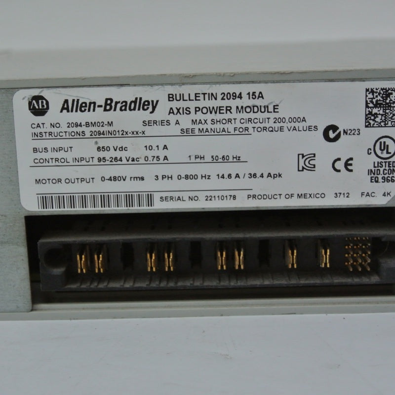 Allen Bradley 2094-BM01-M Kinetix Axis Power Module